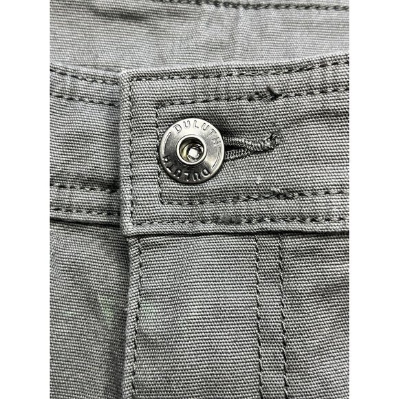 EUC Duluth Trading Men's Stretch Cargo Short with Belt Gray 48 Relaxed Fit - Picture 7 of 13